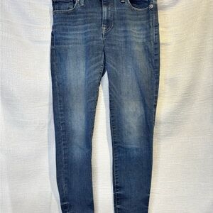 Lucky Brand Slim Skinny Jeans in Medium Blue Wash